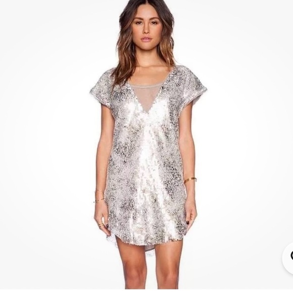 Free People Midnight Dreamer Sequin dress size medium - Picture 3 of 9
